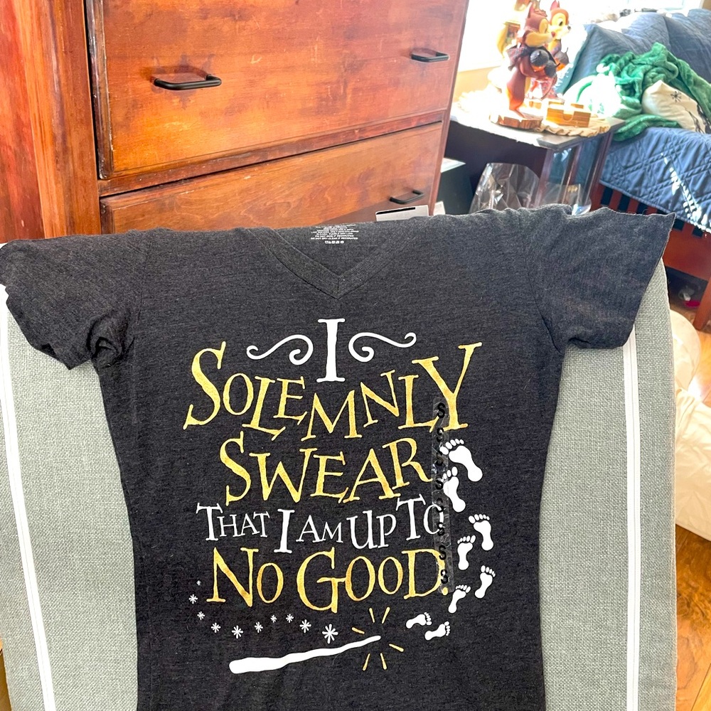 Black Graphic Kids Shirt Harry Potter